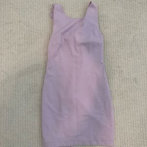 Zara cotton lavender dress